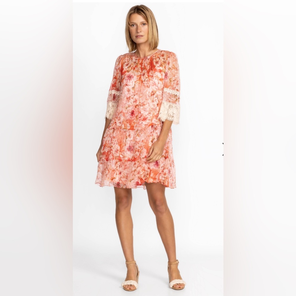 YOURS TRULY SILK MINI DRESS